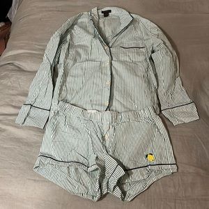 Jcrew cotton pyjama set